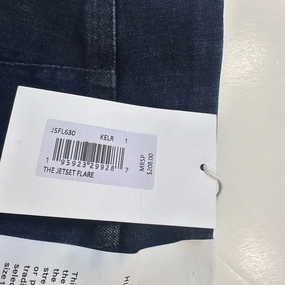 FRAME The Jetset Flare Super Stretch Denim in Keller Size 1 (25-29) NWT